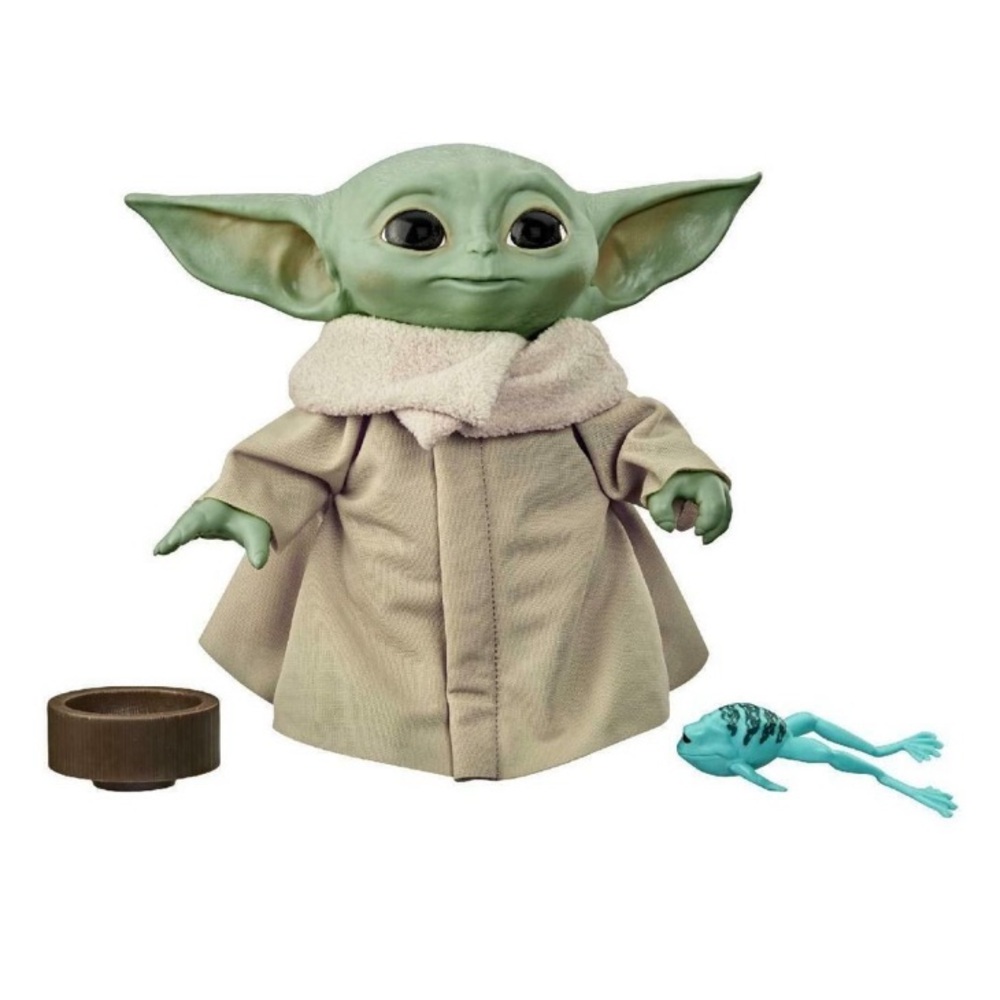 Star Wars The Mandalorian The Child Talking Plush with Frog and Cup Accessories
